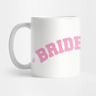 Bridesmaid Varsity Lettering with Hearts Mug